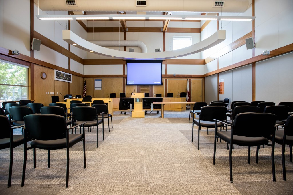 Government meeting chamber